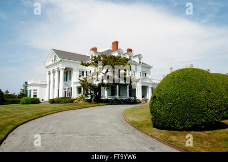 Crossways Mansion - Newport - Rhode Island Stock Photo