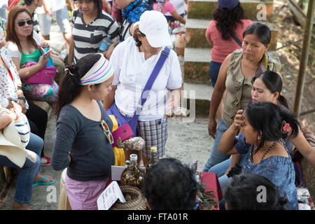 Traditional practices being used by Healers on the Island of Siquijor,Philippines at the annual Healing Festival Stock Photo