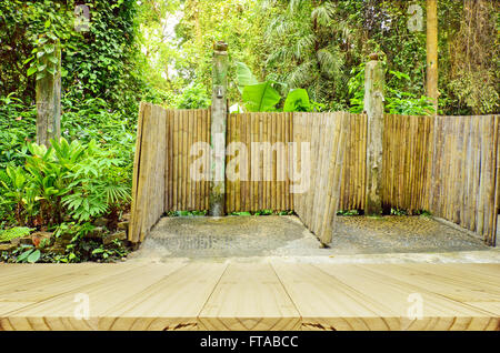 Outdoor Shower background. Stock Photo