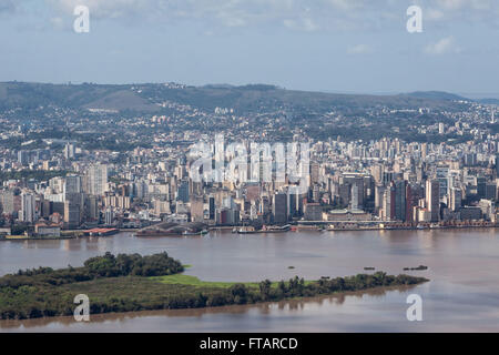 Porto Alegre Guaiba River Brazil Stock Photo