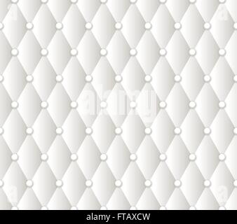 Vector abstract white upholstery background. Stock Vector