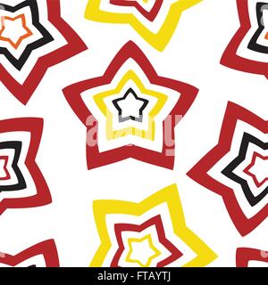 Seamless vector wallpaper. repetitive print with stars. pop art Stock Vector