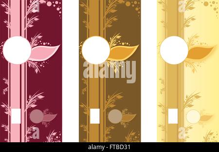 Label templates Stock Vector