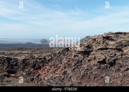 Timanfaya National Park, Lanzarote, Canary Islands Stock Photo