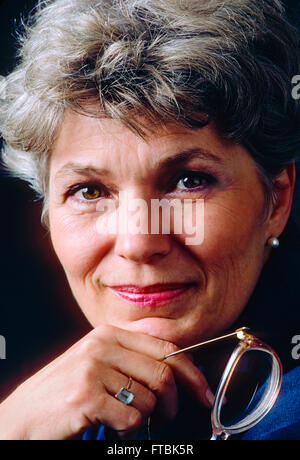 Close-up portrait of attractive middle aged woman Stock Photo