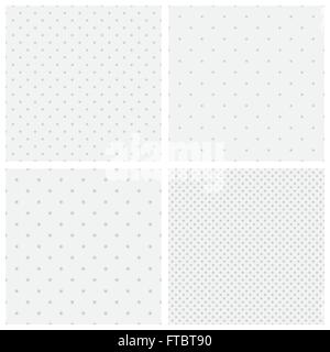 Seamless vector texture of blurred gray dots without mesh and without gradient Stock Vector
