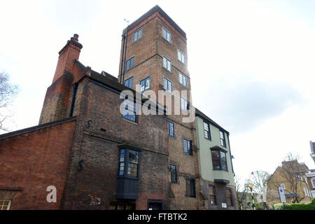 Canonbury Tower is the oldest building in Islington, London dating from 15th century Stock Photo