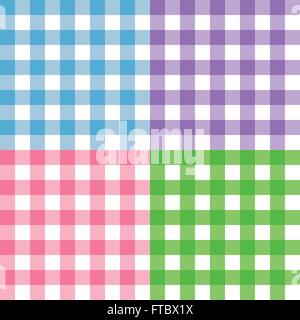 Pastel square pattern illustration Stock Vector