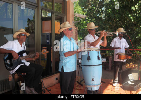 CUBA - September 2011:  Cuban musicians Stock Photo