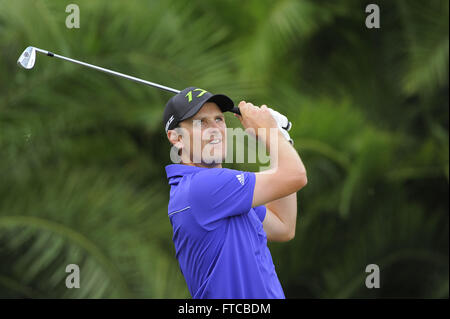 Doral, Fla, USA. 11th Mar, 2012. Justin Rose during the final round of the World Golf Championship Cadillac Championship on the TPC Blue Monster Course at Doral Golf Resort And Spa on March 11, 2012 in Doral, Fla. ZUMA PRESS/ Scott A. Miller. © Scott A. Miller/ZUMA Wire/Alamy Live News Stock Photo