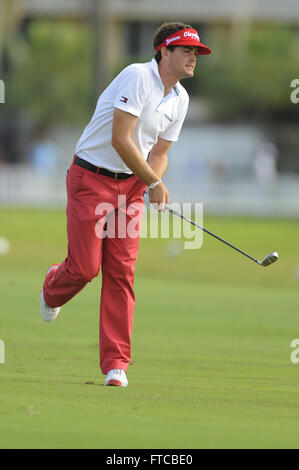 Doral, Fla, USA. 11th Mar, 2012. Keegan Bradley during the World Golf Championship Cadillac Championship on the TPC Blue Monster Course at Doral Golf Resort And Spa on March 11, 2012 in Doral, Fla. ZUMA PRESS/ Scott A. Miller. © Scott A. Miller/ZUMA Wire/Alamy Live News Stock Photo