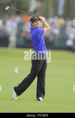 Doral, Fla, USA. 11th Mar, 2012. Justin Rose during the final round of the World Golf Championship Cadillac Championship on the TPC Blue Monster Course at Doral Golf Resort And Spa on March 11, 2012 in Doral, Fla. ZUMA PRESS/ Scott A. Miller. © Scott A. Miller/ZUMA Wire/Alamy Live News Stock Photo