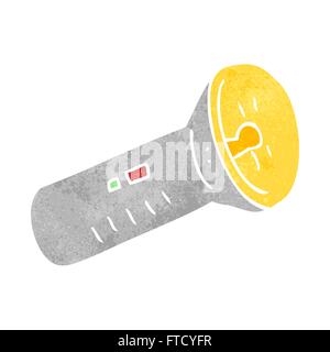 freehand retro cartoon torch Stock Vector