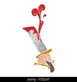 freehand textured cartoon bloody sword Stock Vector Image & Art - Alamy
