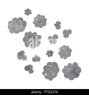 freehand textured cartoon smoke clouds Stock Vector Image & Art - Alamy
