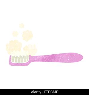 freehand drawn retro cartoon toothbrush Stock Vector Image & Art - Alamy