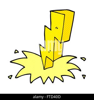 freehand drawn cartoon lightning bolt doodle Stock Vector Image & Art ...