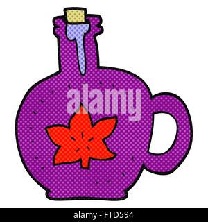 freehand drawn cartoon maple syrup Stock Vector