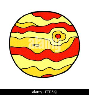 freehand drawn cartoon alien planet Stock Vector