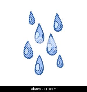 freehand drawn cartoon raindrops Stock Vector Image & Art - Alamy