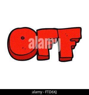 freehand drawn cartoon off sign Stock Vector Image & Art - Alamy