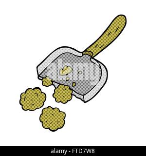 freehand drawn cartoon dust pan Stock Vector