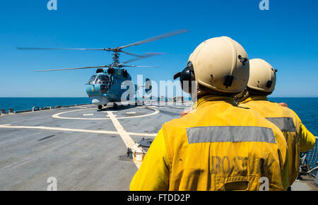 A Ukrainian navy KA-27 Helix helicopter from Saki Naval Air Base Stock ...