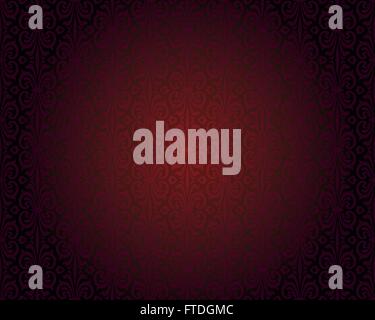 Dark red wallpaper repeatable gradient vector background pattern Stock Vector