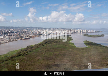 Porto Alegre Guaiba River Brazil Stock Photo