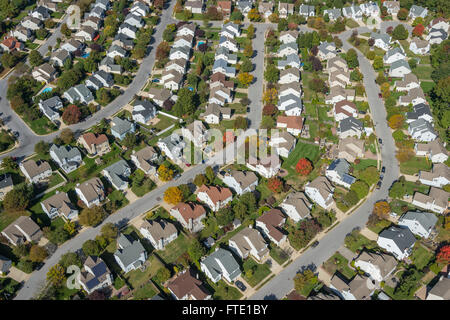 A residential street in the suburbs of New Jersey, USA Stock Photo - Alamy