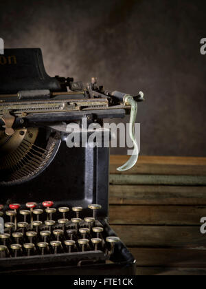 Old Antique Typewriter Stock Photo