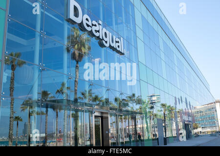 barceloneta desigual barcelona spain alamy