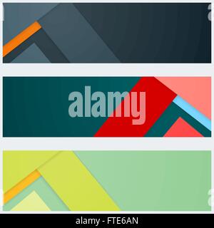 Abstract background in modern material design style Stock Vector