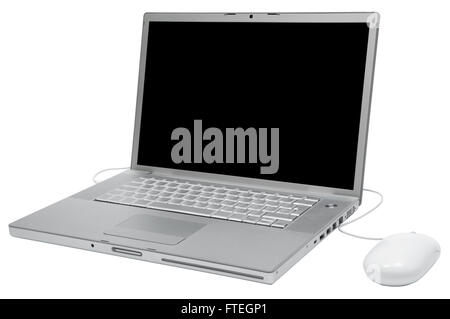 Modern and stylish notebook on a white background Stock Photo