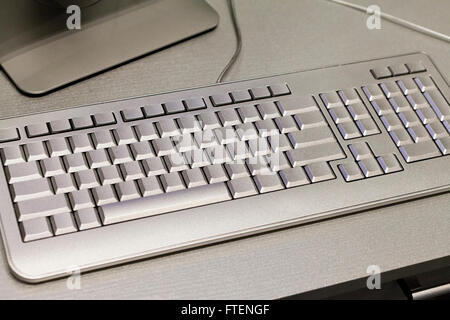 Painted keyboard (blank keyboard) - USA Stock Photo