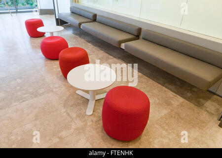 Workplace rest area in a modern office interior - USA Stock Photo