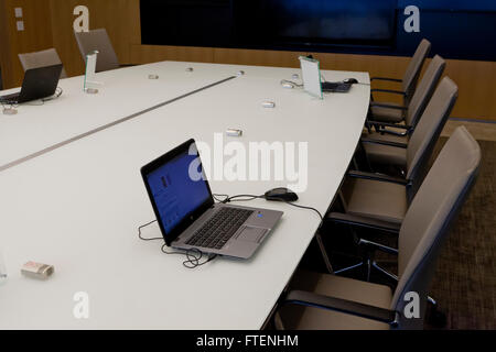 Large empty business conference room - USA Stock Photo