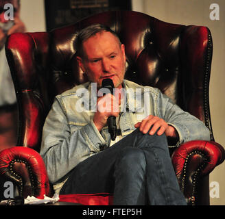 England legend Paul Gascoigne at the Epstein Theatre, Liverpool.  Featuring: Paul Gascoigne Where: Liverpool, United Kingdom When: 26 Feb 2016 Stock Photo