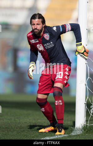 Modena, Italy. 26th Mar, 2016. Marco Storari (Cagliari) Football/Soccer : Italian 'Serie B' match between Modena FC 1-2 Cagliari at Stadio Alberto Braglia in Modena, Italy . © Maurizio Borsari/AFLO/Alamy Live News Stock Photo