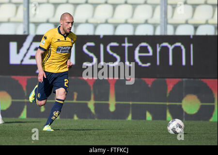 Modena, Italy. 26th Mar, 2016. Davide Luppi (Modena) Football/Soccer : Italian 'Serie B' match between Modena FC 1-2 Cagliari at Stadio Alberto Braglia in Modena, Italy . © Maurizio Borsari/AFLO/Alamy Live News Stock Photo