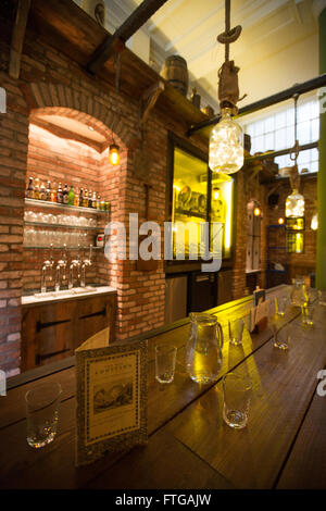 Interior of The Trading House bar, restaurant and pub in Glasgow, Scotland, UK. Stock Photo