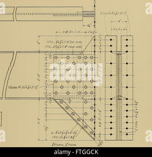 Mechanical drawing for trade schools (1909) Stock Photo