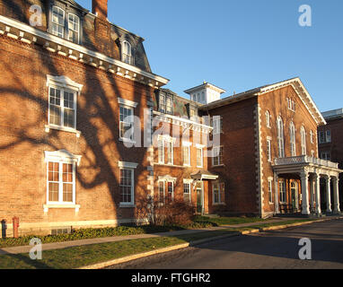 Mansion Courtyard, Oneida Community Mansion, Oneida, New York ...