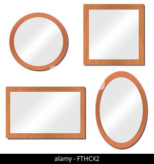 Mirrors Illustration Stock Vector