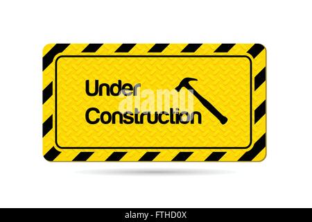 Under Construction Vector Illustration Sign Stock Vector