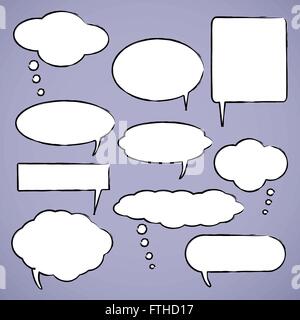 Chat bubbles vector illustration Stock Vector