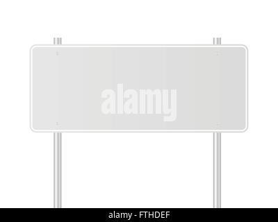 Light gray traffic sign vector illustration Stock Vector