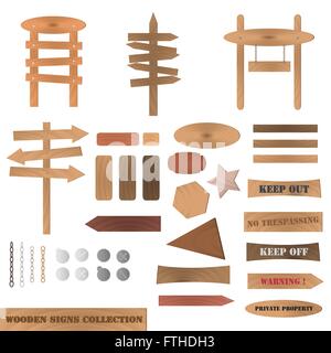 vector wooden sign Stock Vector Image & Art - Alamy
