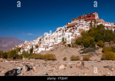 Thiksey monastery in Ladakh, India Stock Photo