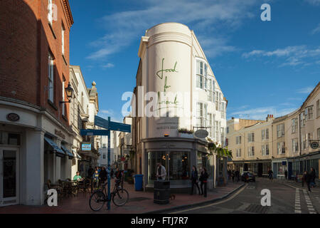 Sunny afternoon in the Lanes, Brighton, UK. Stock Photo